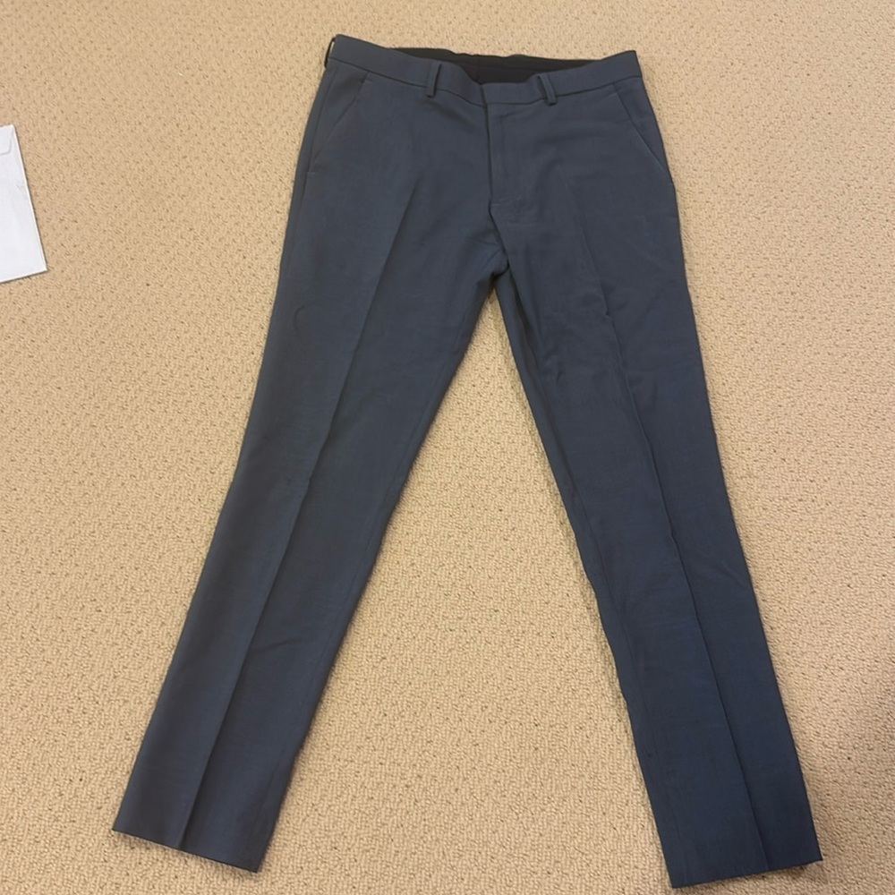 Men’s blue suit from Express